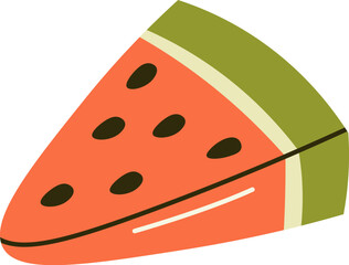 Triangle Watermelon Slice