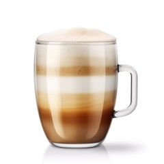 Latte coffee. Macchiato. Café Au Lait.