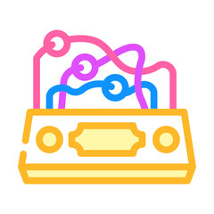 baby toddler toy color icon vector illustration