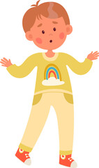 Child Boy Questioning