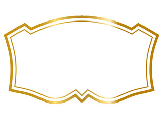 decorative frames banner label collection png transparent background transform Your designs with gold frame
