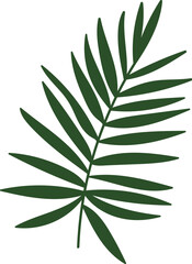 Fototapeta na wymiar Tropical Branch Icon