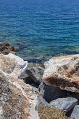 beautiful view on the sea on sunny day