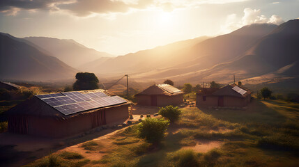 African Solar village