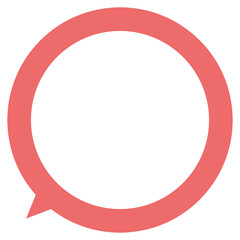 Text Box Bubble Circle Pop Up Message Conversation Communication Story Comic Cartoon Flat Design Isolated