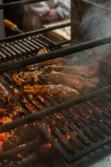 Grilled rack of lamb
