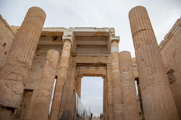 Ancient greek ruins in Athens, Greece