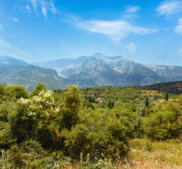 Summer mountain landscape (Greece)