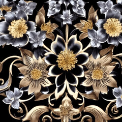 symmetrical surreal digital illustration using Generative AI1