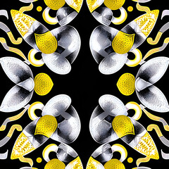 symmetrical surreal digital illustration using Generative AI1