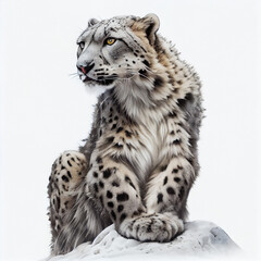 large feline with distinctive spots and powerful build