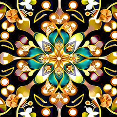 symmetrical surreal digital illustration using Generative AI1