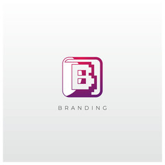 B Letter Logo Vector Trademark. Universal B Logotype Brand