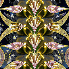 symmetrical surreal digital illustration using Generative AI1