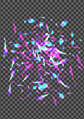 Bright Flare Background Transparent Vector. Twinkle Sunshine Design. Shine Reflex Texture. Violet Rays. Shimmer Defocused Wallpaper.