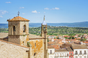 Fototapeta na wymiar Trujillo, Spain. View of a town in Cáceres province, Spain