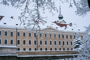 Rzeszow Castle, or Lubomirski Castle (in Polish: Zamek w Rzeszowie), in Rzeszow, Poland © Bede Sheppard/Wirestock Creators