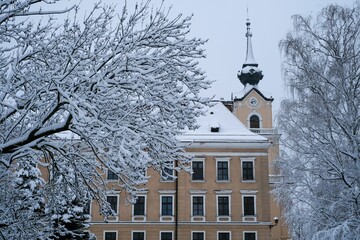 Rzeszow Castle, or Lubomirski Castle (in Polish: Zamek w Rzeszowie), in Rzeszow, Poland © Bede Sheppard/Wirestock Creators