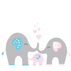 baby elephant vector illustration