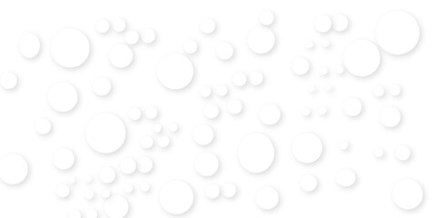 White abstract modern transparency circle presentation background. . Light circles template design. Object web design. Round shape. Abstract white background with circles and rings in modern design.