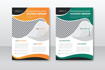 Digital business flyer design template