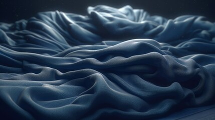 Obraz premium Silky or silk texture fabric material wallpaper background texture. Luxury satin flowing velvet cloth pattern. AI generated