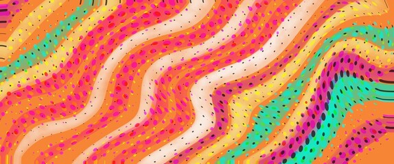 abstract colourful wave background