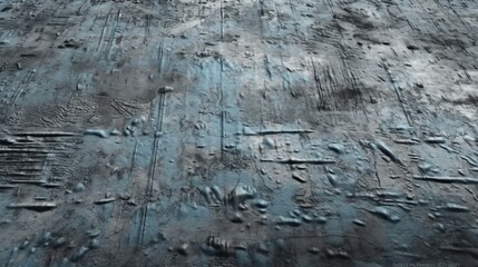 Fototapeta premium Background image of texture plaster on the wall in dark blue black tones in grunge style. AI generation