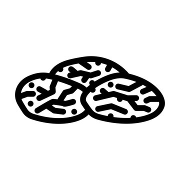 black and white potatoes icon clip art preview