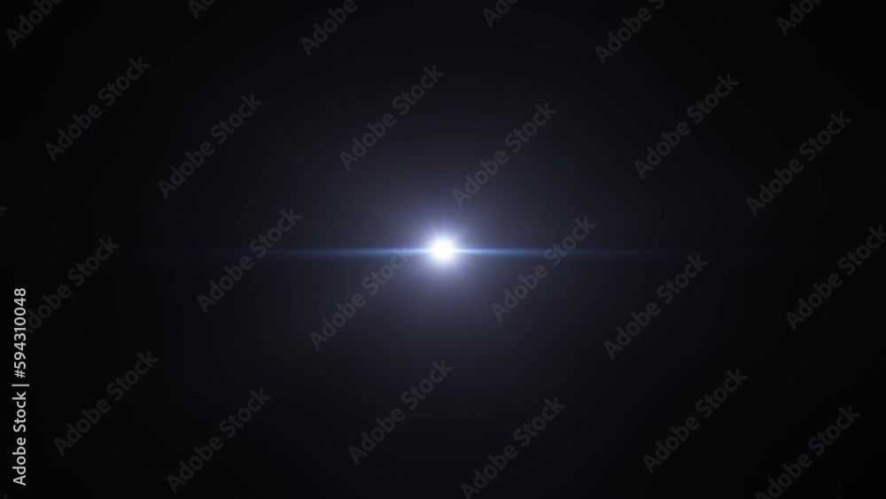 Poster abstract loop center glow stars streaks optical light lens flares flickering animation background fo