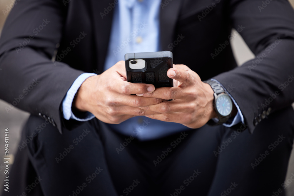 Poster i should probably book a ride. an unrecognizable businessman sitting and using his cellphone in the 