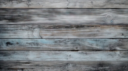 Fototapeta premium Texture de planche de bois brut avec résidu de peinture bleu clair, veine du bois et nœud apparent