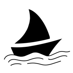 Boat icon illustration