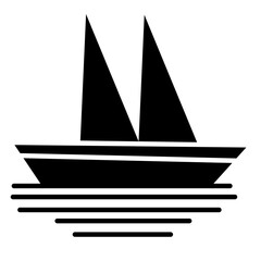 Boat icon illustration