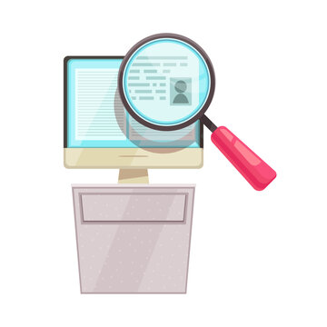 recommend clip art: Recruiting Cartoon Concept