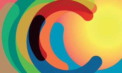 Obraz premium Dynamic Swirl Abstract Background Pattern - stock illustration