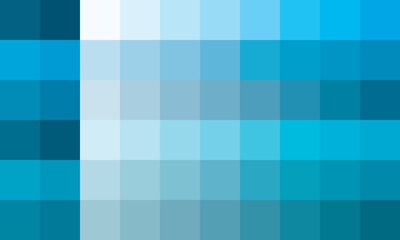 Seamless geometric pattern of multi-coloured squares on blue background, stock vector illustration for web and print, wallpaper, fashion fabric and wrapping paper.