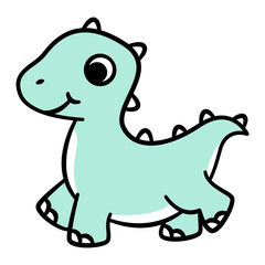 Cute Dinosaur Illustration 5