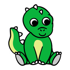 Cute Dinosaur Illustration 9