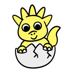 Cute Dinosaur Illustration 11