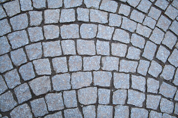 old cobblestone floor in the old town of cologne, Germany