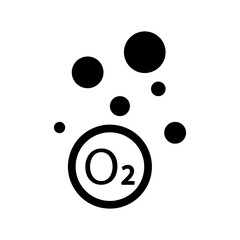 oxygen saturation icon vector flat illustration on white background..eps