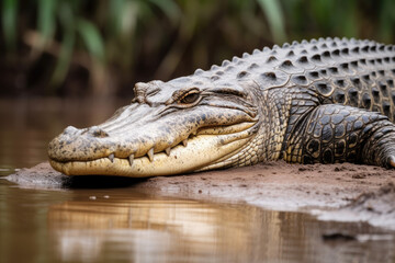 Fototapeta premium Aligator - Generative AI