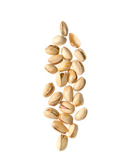 Pistachios isolated on transparent png
