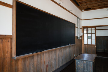 古い教室の黒板