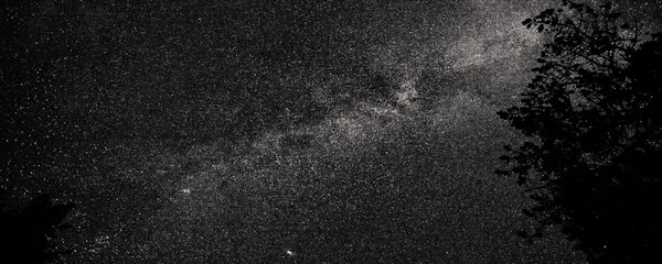 Night sky - North with plenty of sparkling stars illuminated in the galaxy. Starry constellation and universe in dark pitch black sky. A beautiful background, screensaver or wallpaper © SteenoWac/peopleimages.com