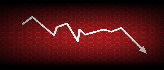 Business graph or candle stick. Cartoon growth progress. Financial chart with uptrend line chart and numbers in stock market. Graph chart of stock market investment trading, Growing growth concept. Do