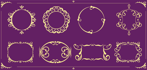 エレガントなフレームセット