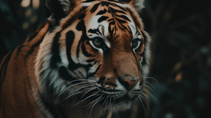 portrait of a bengal tiger