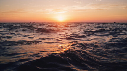 Obraz premium sunset over the sea